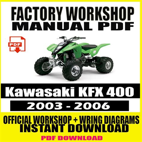 2003 KAWASAKI KFX 400 MANUAL Ebook Epub